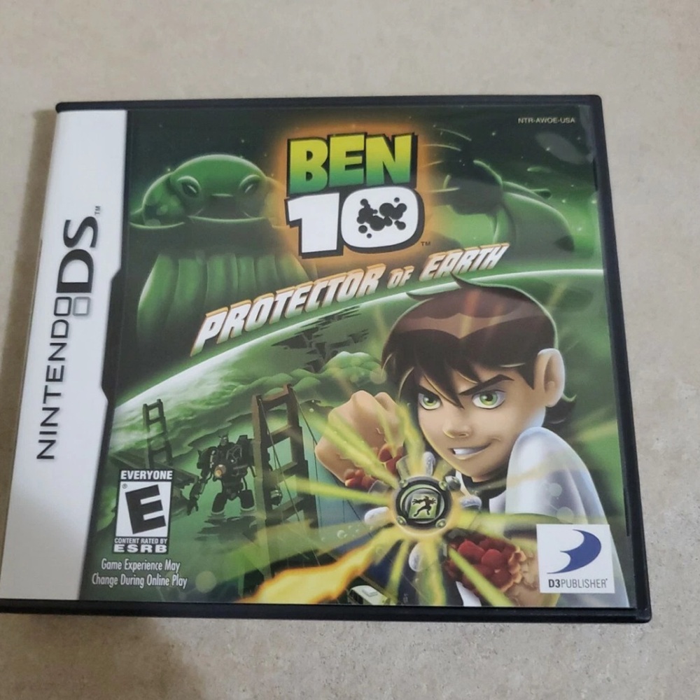 Nintendo Green and Black Ben 10 Video Games